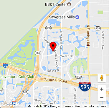 Map and directions of Key Largo Custom Golf Carts